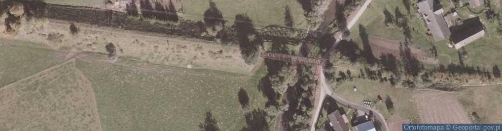Zdjęcie satelitarne Railway bridge over Steine in Tuntschendorf from the west