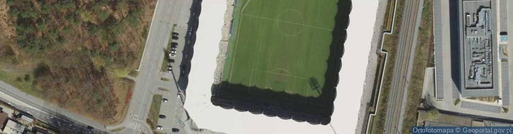 Zdjęcie satelitarne Rugby Club Arka Gdynia tambour