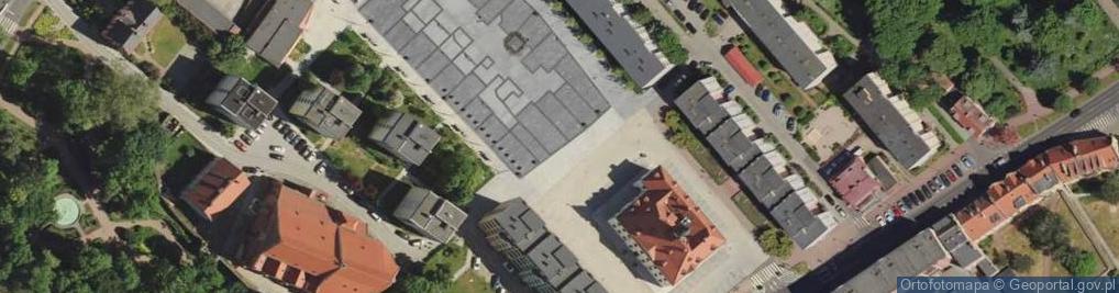 Zdjęcie satelitarne Rynek w Lubinie1