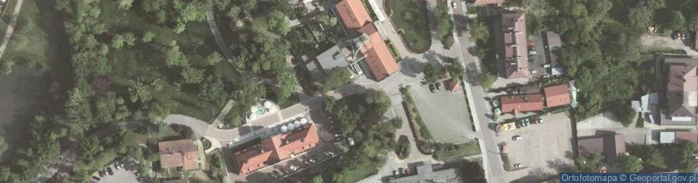 Zdjęcie satelitarne Salzbergbau.Wieliczka