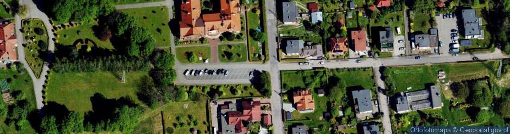 Zdjęcie satelitarne Serafitki Hałcnów