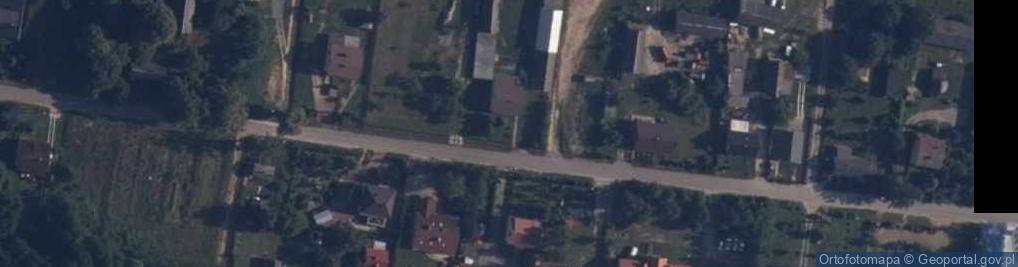 Zdjęcie satelitarne Siczki-most na Gzówce