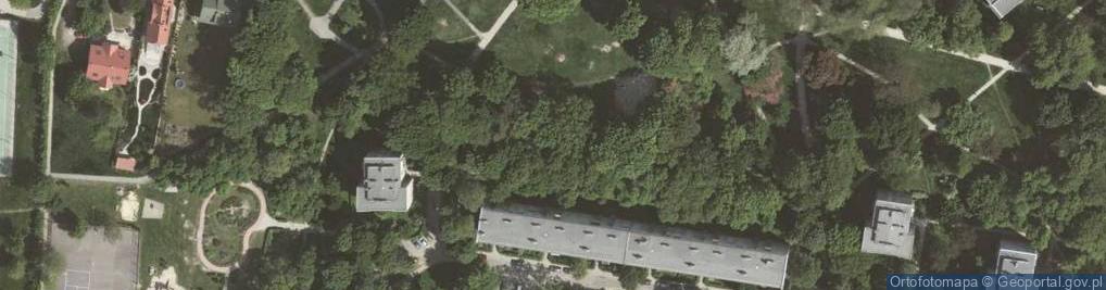 Zdjęcie satelitarne Siren, Magdalena Jaroszyńska 1963-65,Wisniowy Sad (Cherry Orchard) Park, os. Kolorowe,Nowa Huta,Krakow,Poland