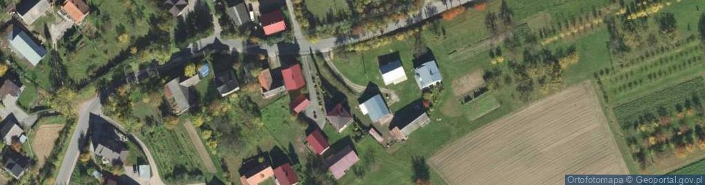 Zdjęcie satelitarne Skansen w Nowym Saczu, chalupa Rogi 14.08.08 p2