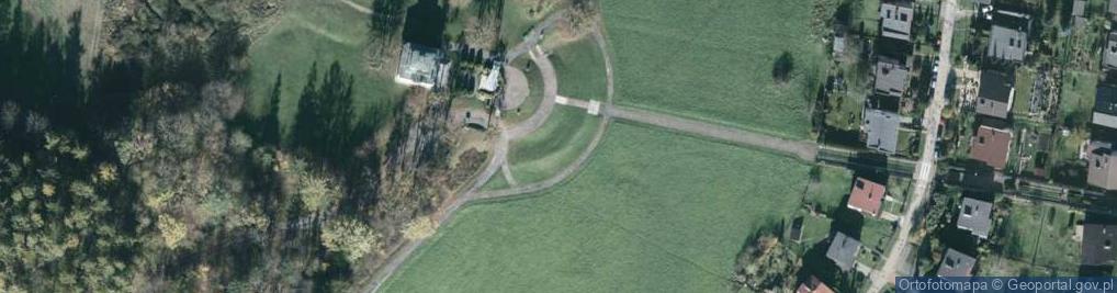 Zdjęcie satelitarne Skoczow panorama