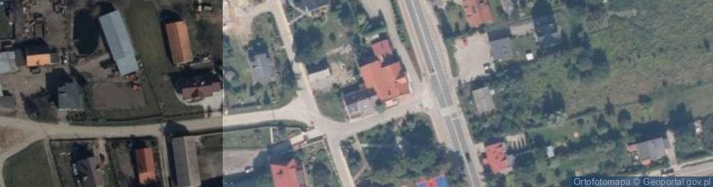 Zdjęcie satelitarne Skowarcz muzeum miodu