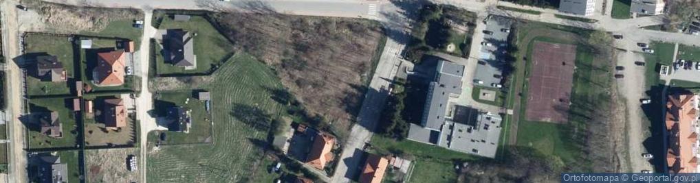 Zdjęcie satelitarne Skrzyżowanie Zamiejskiej i Szpitalnej w Kłodzku