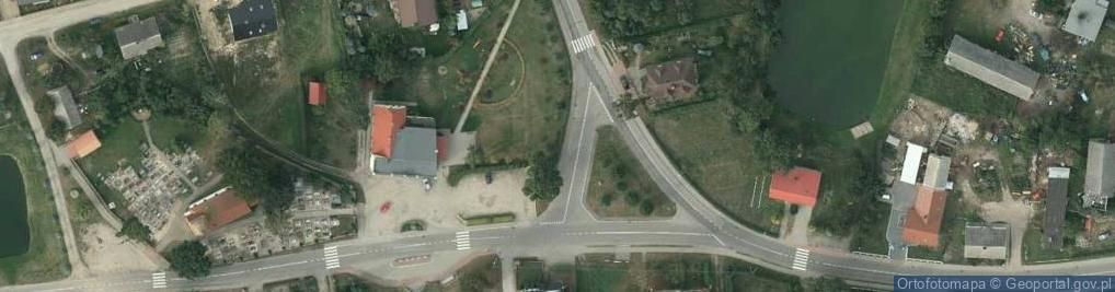 Zdjęcie satelitarne Slawecin church