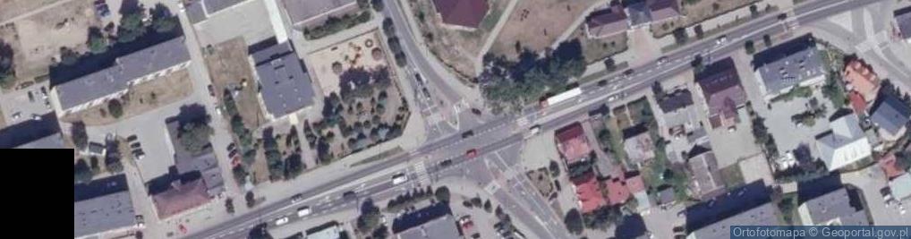 Zdjęcie satelitarne Sokółka - pomnik zesłańców syberyjskich