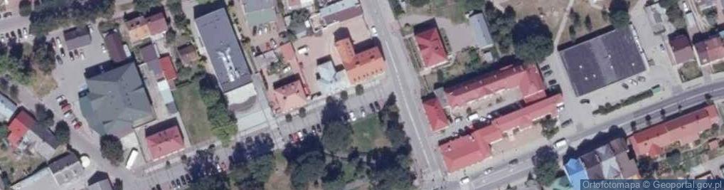 Zdjęcie satelitarne Sokółka - zabytkowa kamienica 1