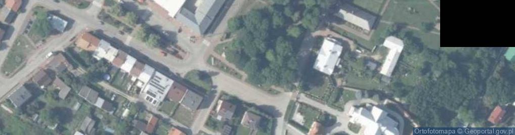 Zdjęcie satelitarne Solec nad Wisla kosciol