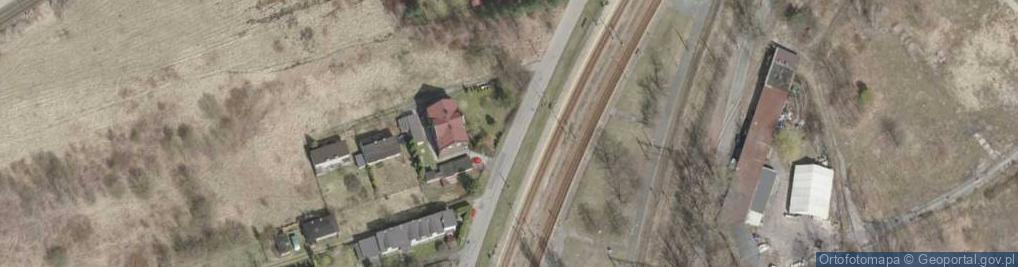 Zdjęcie satelitarne Sosnowiec Kazimierz PKP