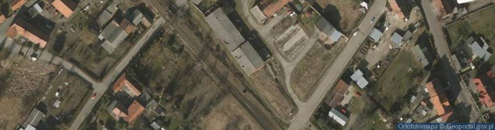 Zdjęcie satelitarne Stanowice powiat swidnicki kosciol