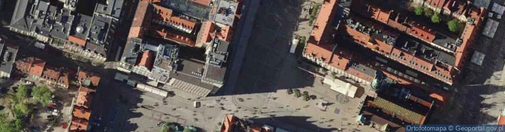 Zdjęcie satelitarne Stary rynek wroclaw