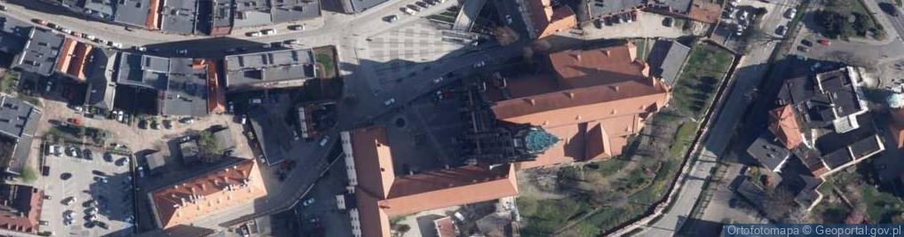 Zdjęcie satelitarne Świdnica, Katedra 01