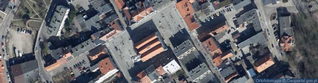 Zdjęcie satelitarne Swiebodzin zamek