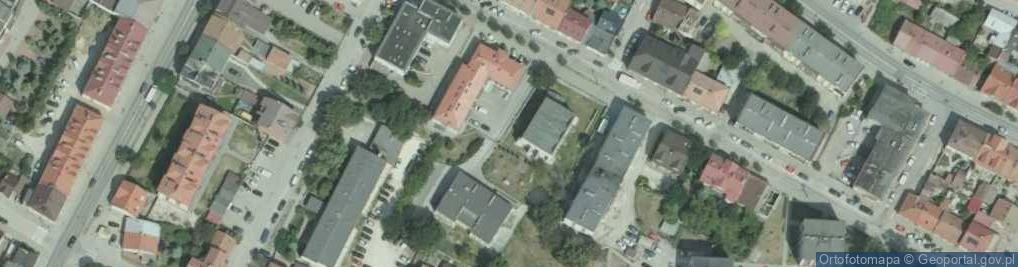 Zdjęcie satelitarne Synagoga w Pińczowie-płyty z nagrobków