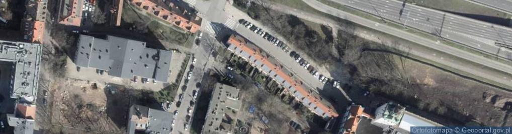 Zdjęcie satelitarne Szczecin Domki Profesorskie
