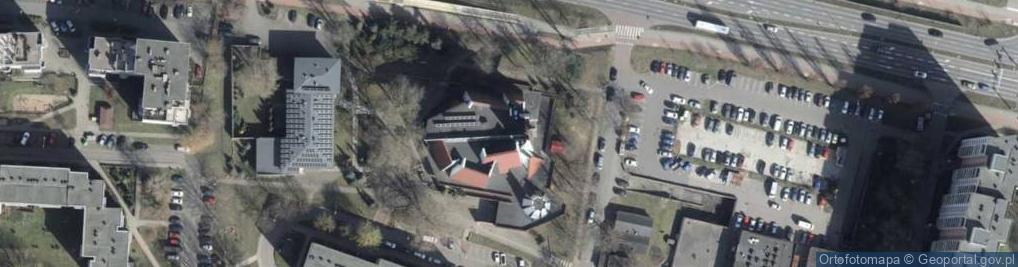 Zdjęcie satelitarne Szczecin Kosciol Milosierdzia Bozego 1