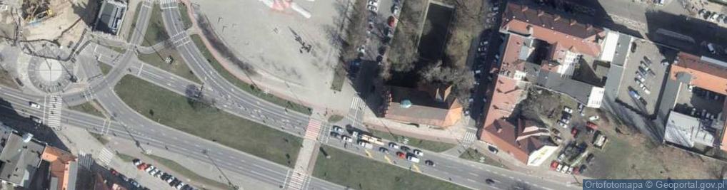 Zdjęcie satelitarne Szczecin kosciol piotra i pawla konsola 12
