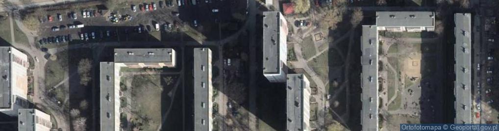 Zdjęcie satelitarne Szczecin Osiedle Zawadzkiego 5