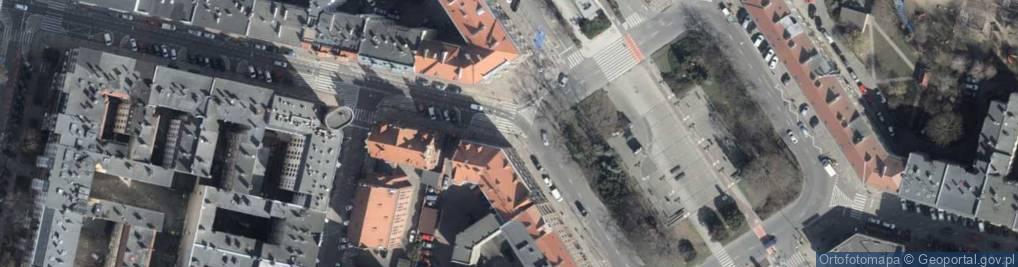 Zdjęcie satelitarne Szczecin Pomnik Wdziecznosci