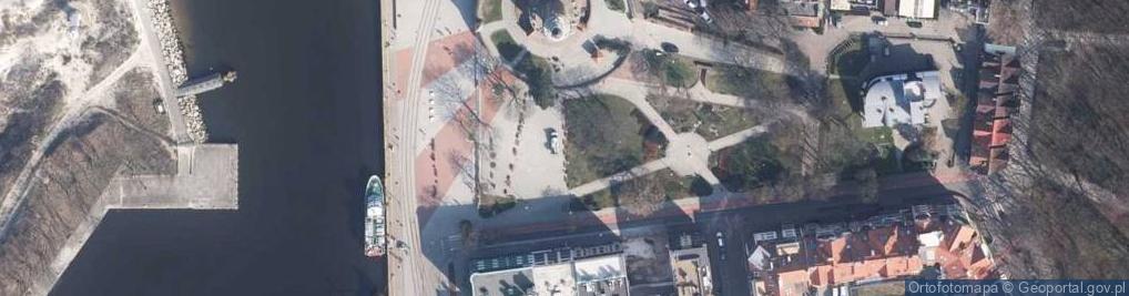 Zdjęcie satelitarne Szczecin ul Kaszubska 42 Sad