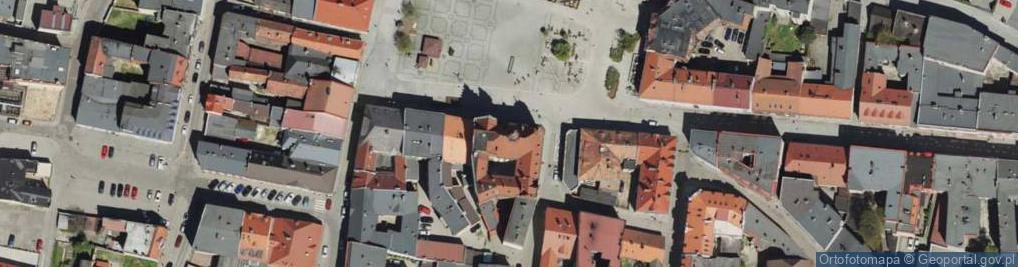 Zdjęcie satelitarne T-G ratusz