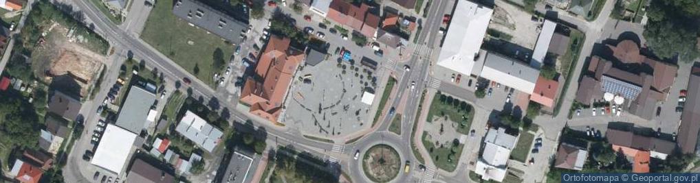 Zdjęcie satelitarne Tarnogród Kościół Parafialny