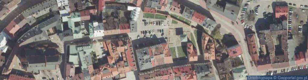 Zdjęcie satelitarne Tarnów, centrum města, muzeum