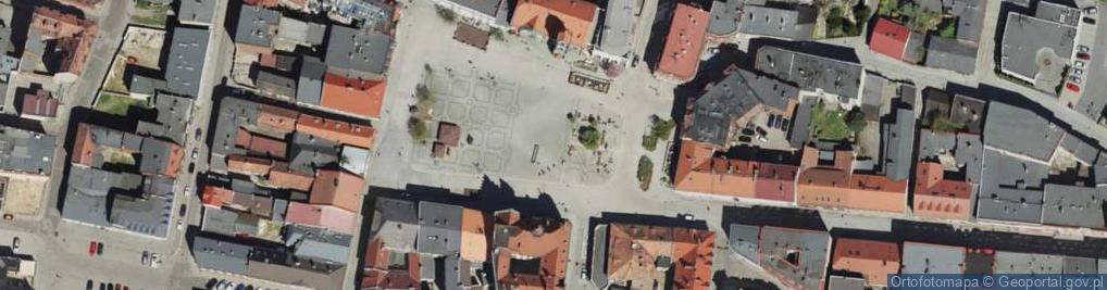 Zdjęcie satelitarne Tarnowskie Góry - Rynek