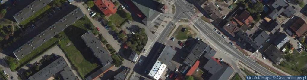 Zdjęcie satelitarne Tczew, Gdańska, kostel svatého Josefa, vitráž