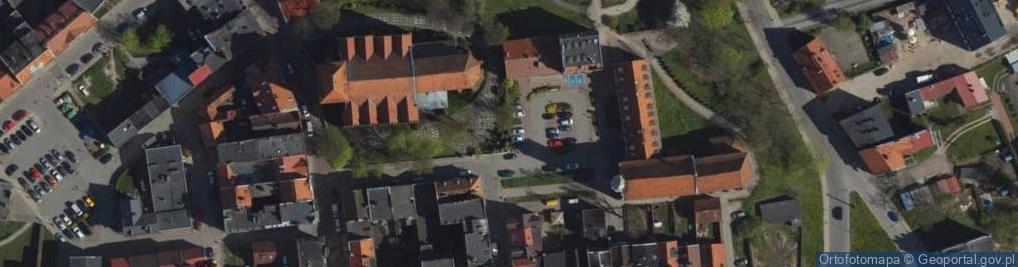 Zdjęcie satelitarne Tczew, Mestwina, škola