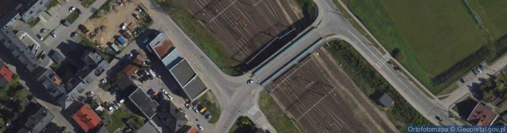Zdjęcie satelitarne Tczew, nádraží, kolejiště