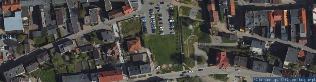 Zdjęcie satelitarne Tczew, Ogrodowa, pozůstatky hradeb II