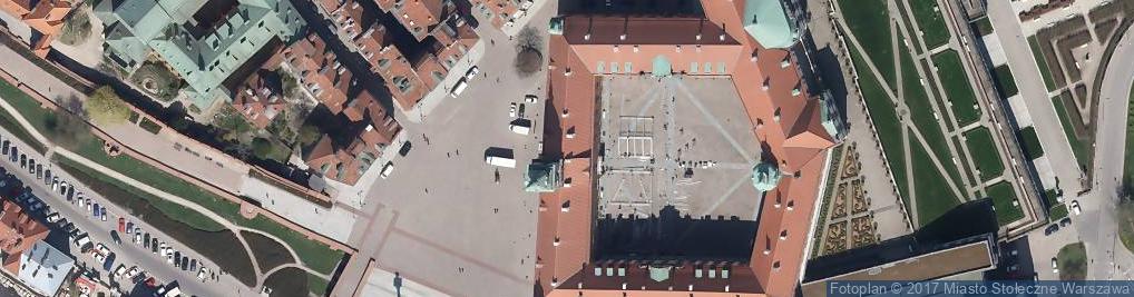 Zdjęcie satelitarne The Royal Castle, Warsaw