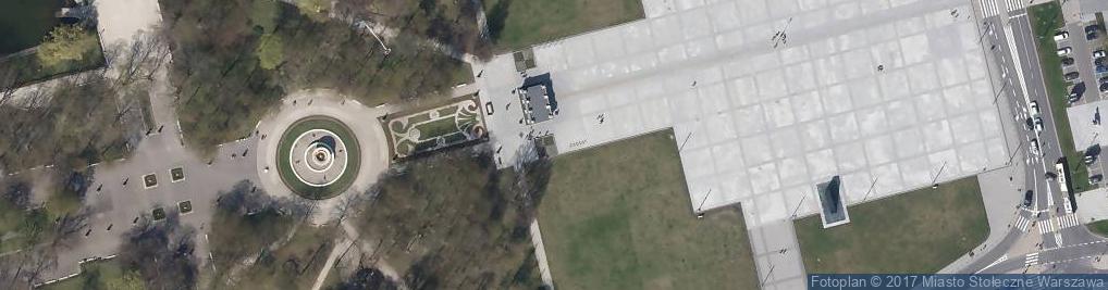 Zdjęcie satelitarne The Saxon Palace, Warsaw 1