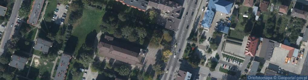 Zdjęcie satelitarne Tomaszów Lubelski Cerkiew