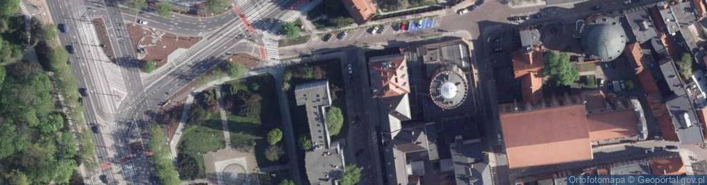 Zdjęcie satelitarne Torun baszta Koci Ogon