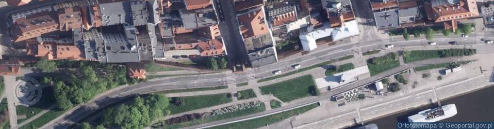 Zdjęcie satelitarne Torun city walls