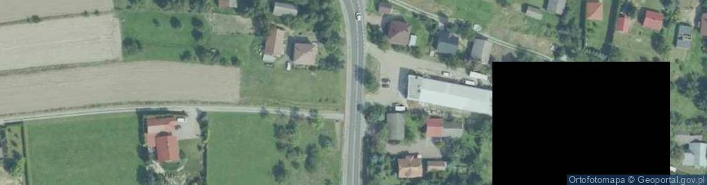 Zdjęcie satelitarne Trabki - kosciol