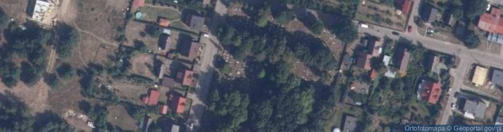Zdjęcie satelitarne Trzcianka - Old cemetery 02