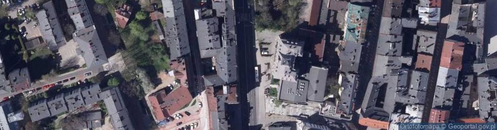 Zdjęcie satelitarne Ul. 3 Maja w Bielsku-Białej
