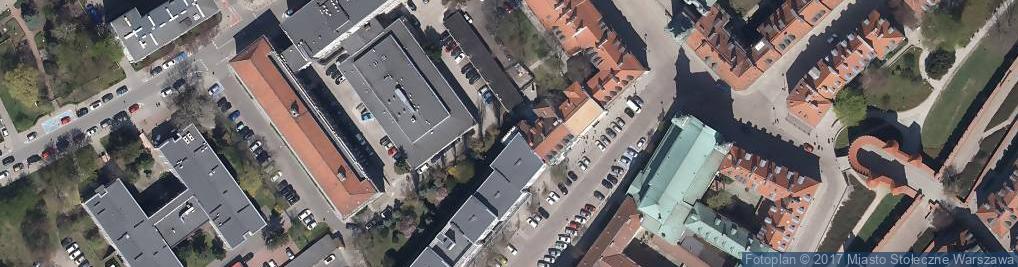 Zdjęcie satelitarne Ulica Długa Warszawa