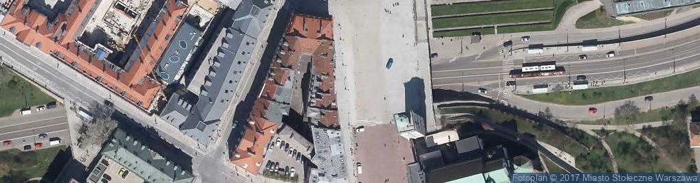 Zdjęcie satelitarne Varšava, Śródmieście, Plac Zamkowy
