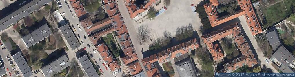 Zdjęcie satelitarne Varšava, Śródmieście, Rynek Nowego Miasta