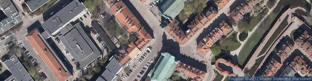 Zdjęcie satelitarne Varšava, Śródmieście, ulice Nowomjeska
