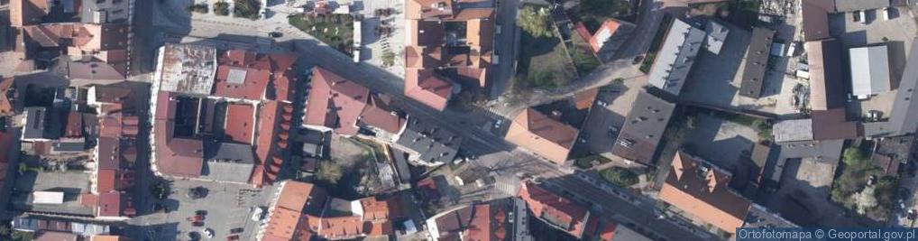 Zdjęcie satelitarne Wadowice, Lwowska-Plac Jana Pawła II