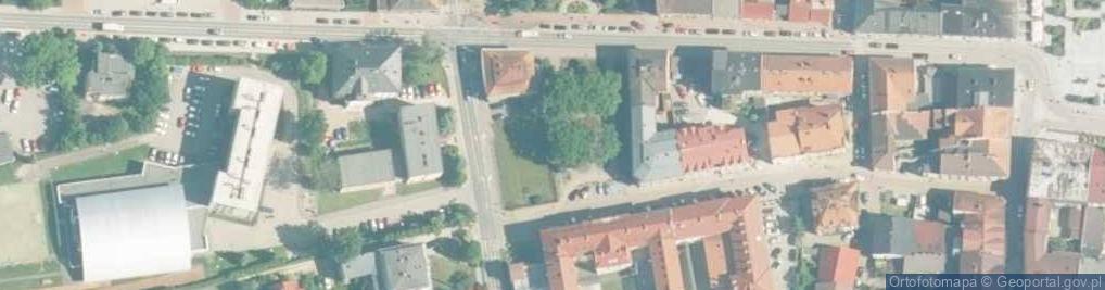 Zdjęcie satelitarne Wadowice, Sąd Rejonowy