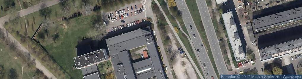 Zdjęcie satelitarne Warsaw Riviera po remoncie